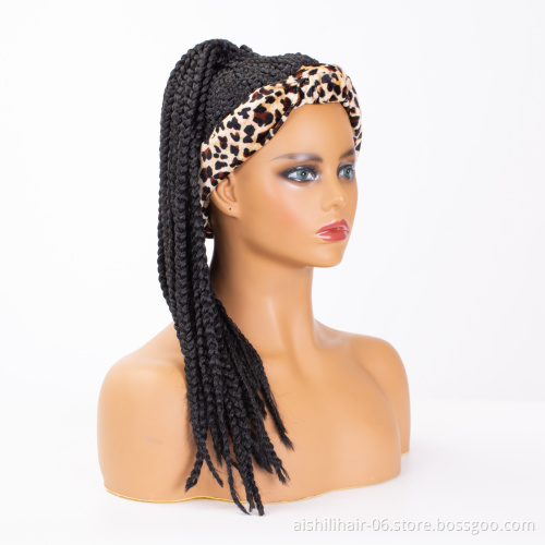 Aishili synthetic headband wigs hair braided wig  for woman